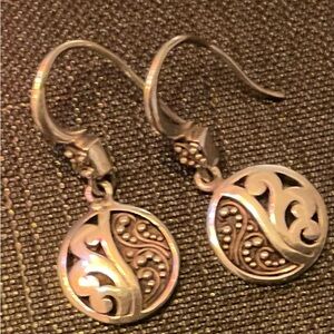 Lois Hill Silver Intricate Earrings